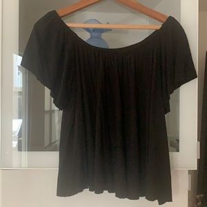 Black off the shoulder top!